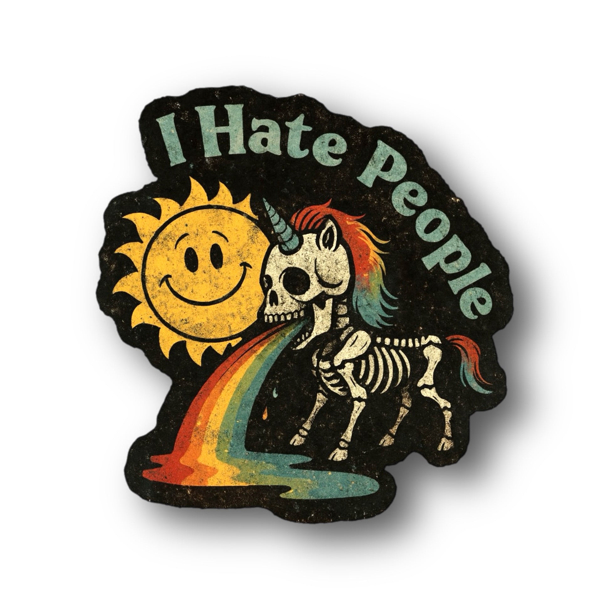 I Hate People Sticker