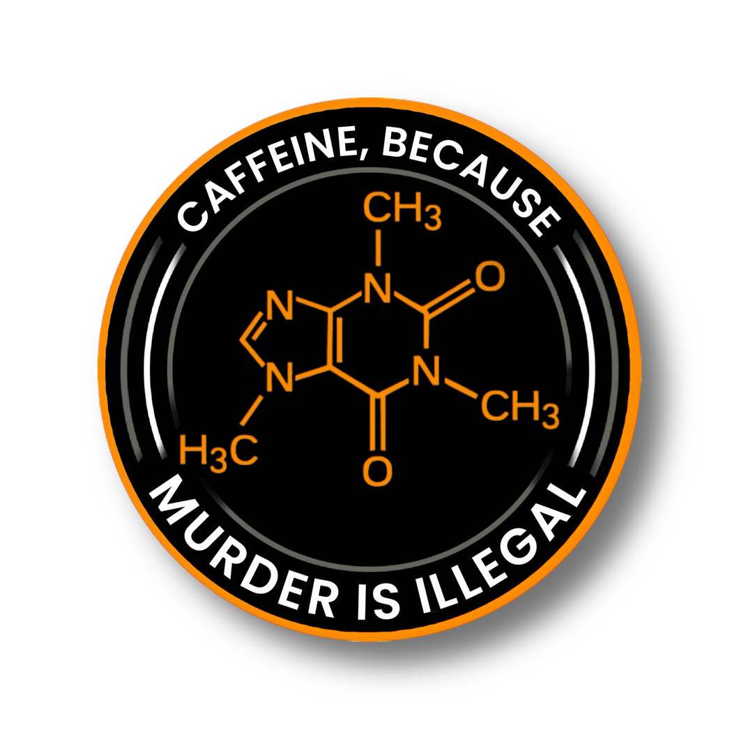 Caffeine sticker