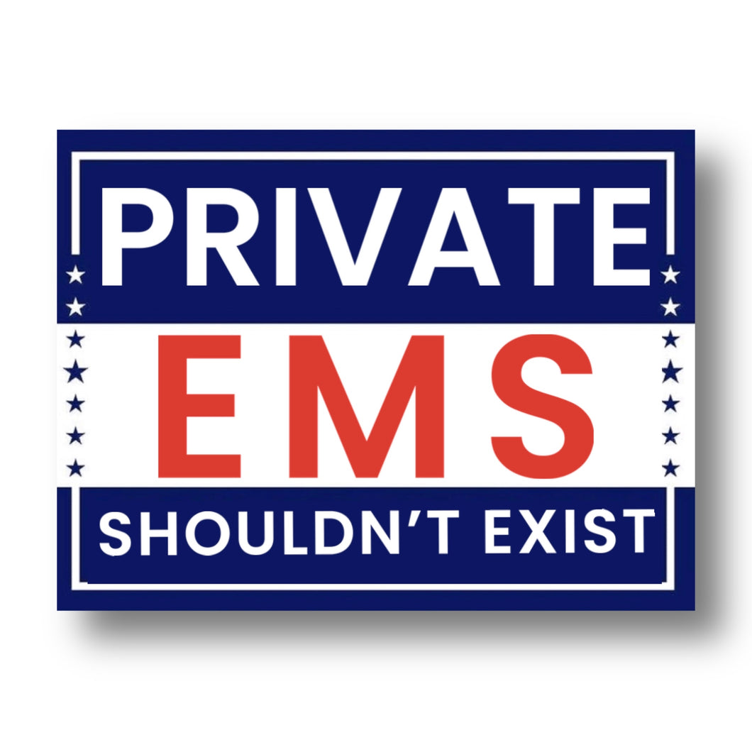 Private EMS sticker