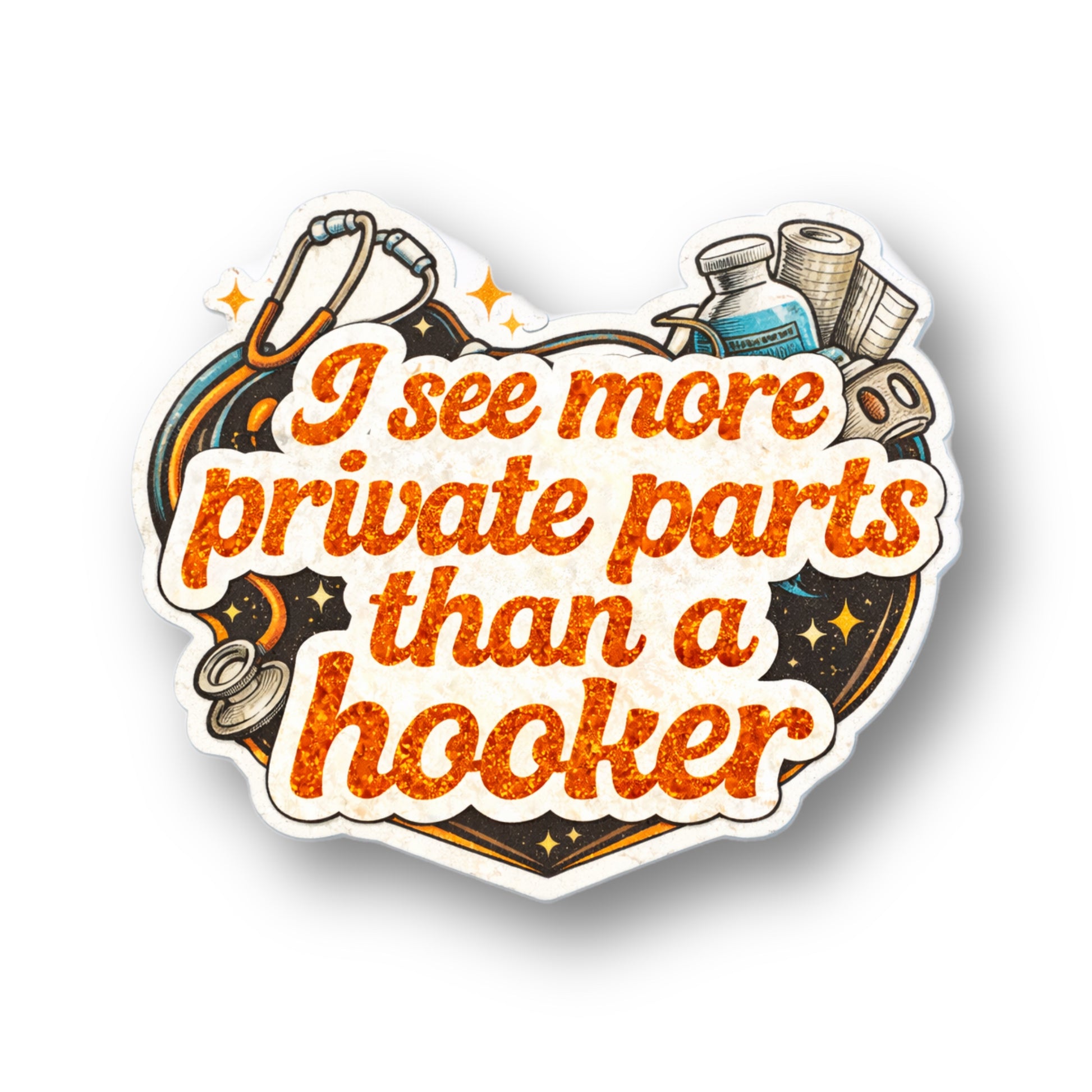 Private Parts Sticker