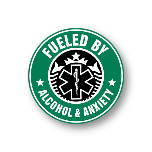 Alcohol & Anxiety Sticker