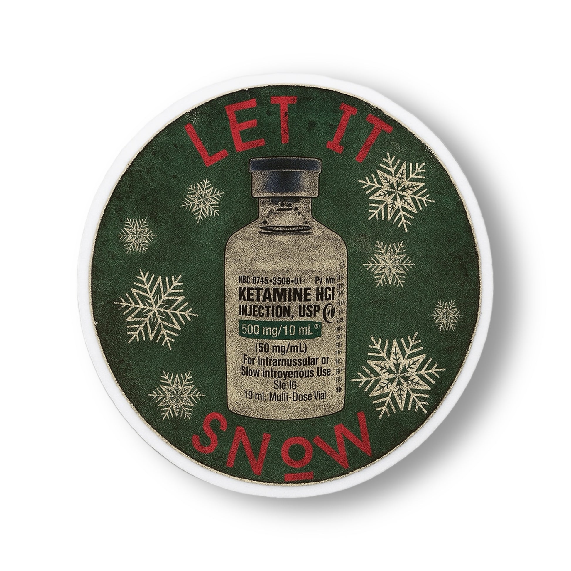 Let It Snow Sticker
