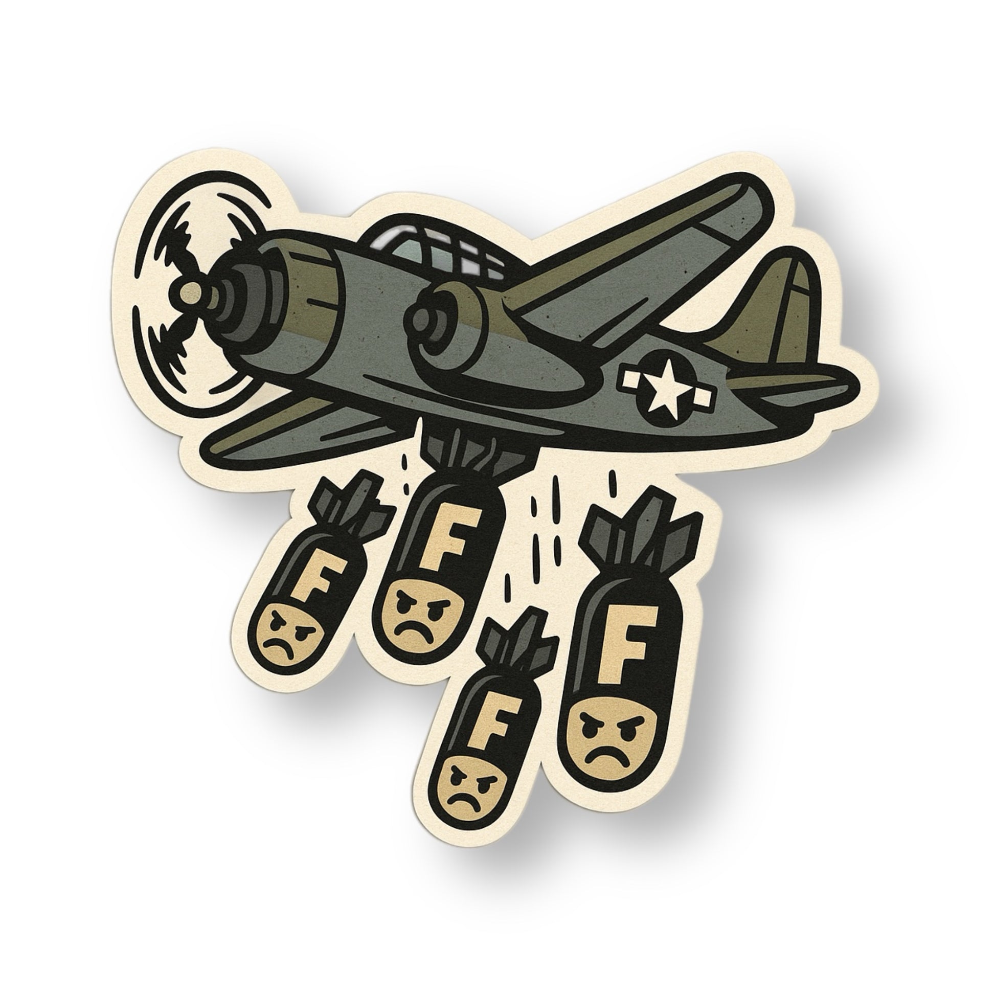 F Bomb Sticker