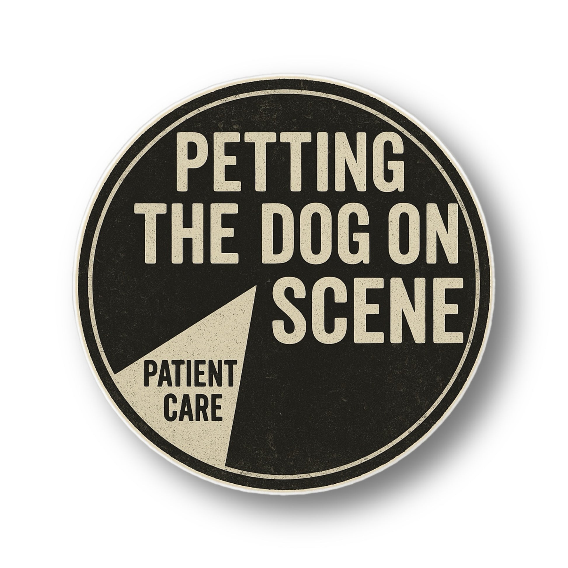 Petting Dogs Sticker