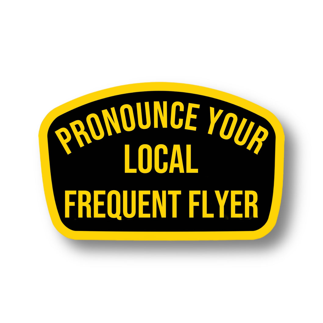 Frequent Flyer Sticker