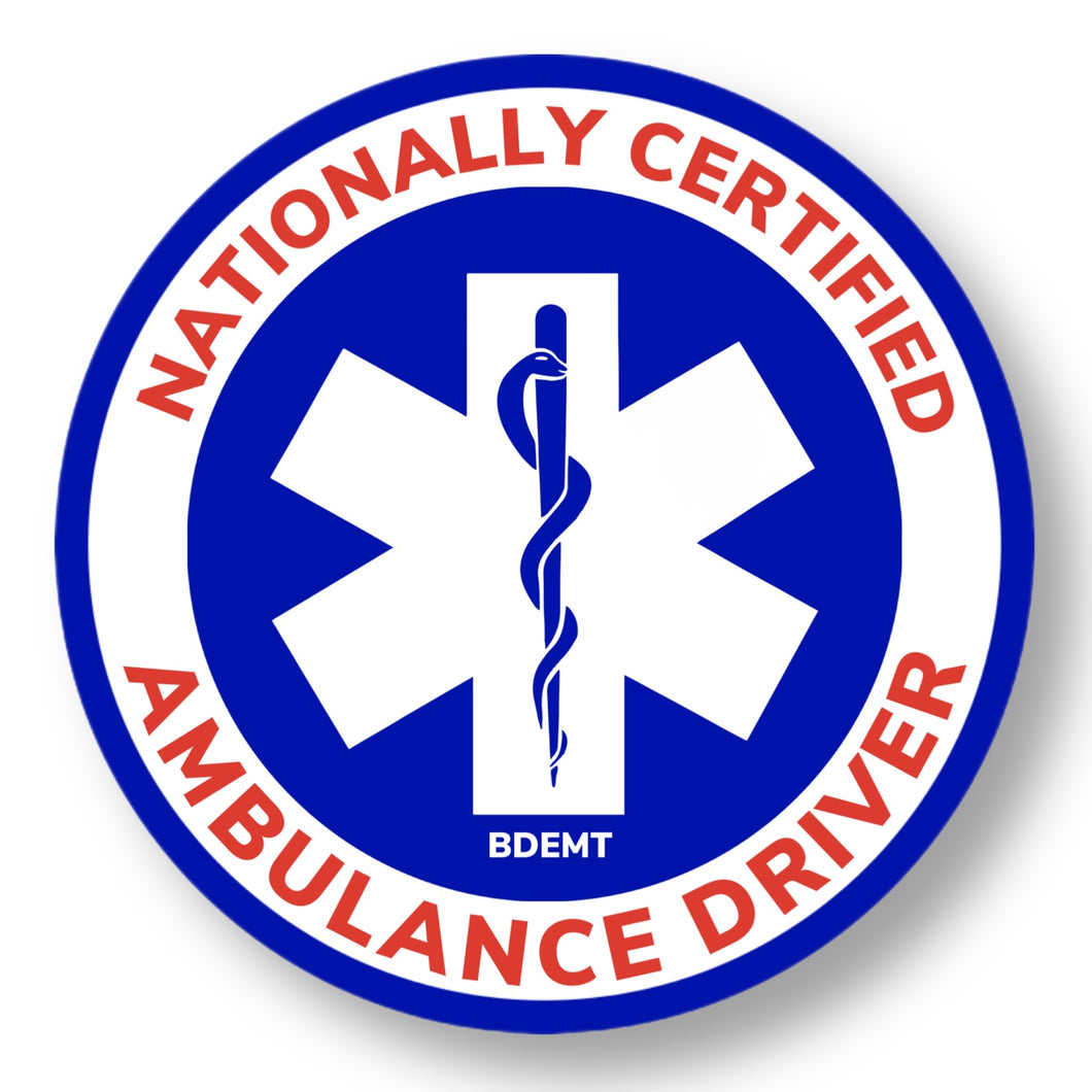 Ambulance Driver Sticker