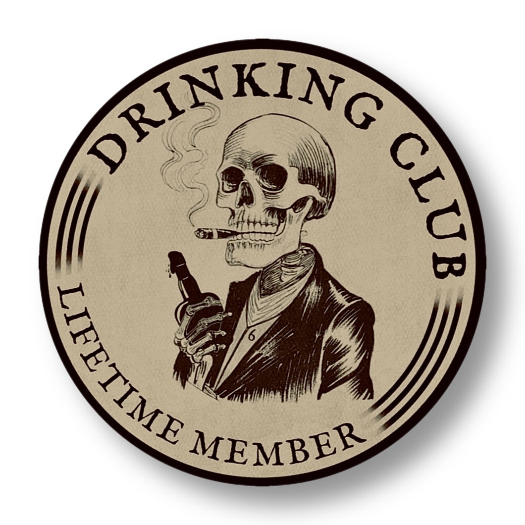 Drinking Club Sticker